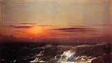 Sunset at Sea by Martin Johnson Heade